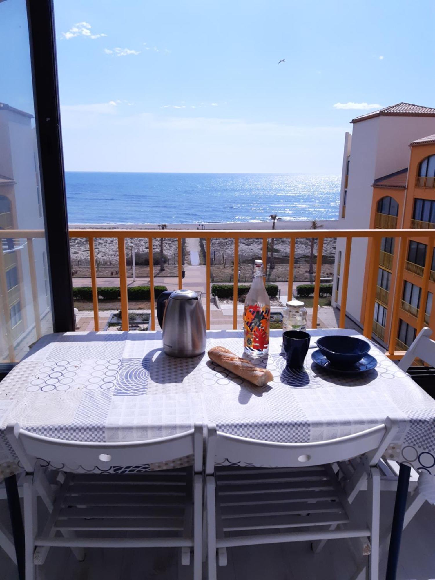 Bella Vista ,Acces Direct Plage, Front De Mer, Vue Mer Panoramique เลอบาร์กาแรส ภายนอก รูปภาพ
